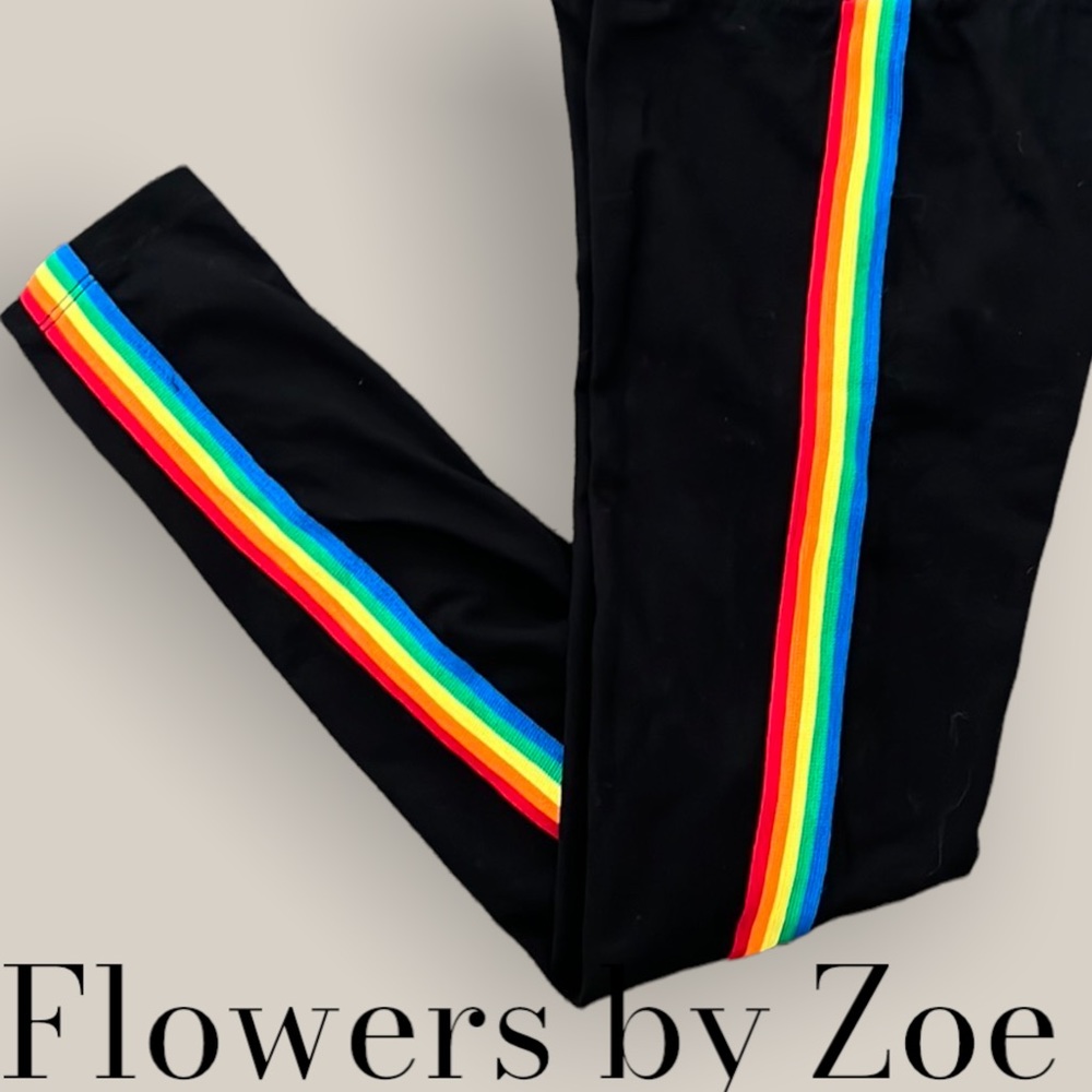 Flowers by Zoe rainbow girls leggings